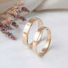 Alianzas cinta en oro 18k.