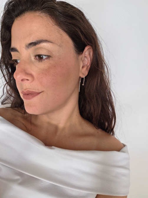 Aros Alessia Plata 925 - Imagen 2