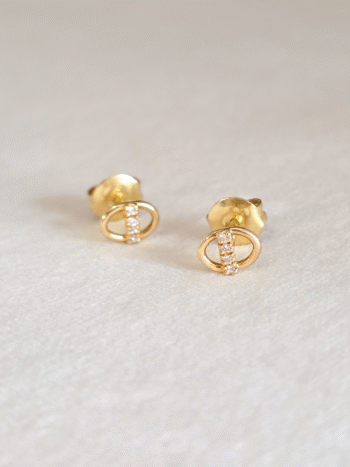 aros pequeños de oro, aros con diamante pequeños